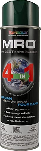 620-1449 Industrial MRO High Solids Spray Paint, Dark Green 16 Fl Oz (Pack of