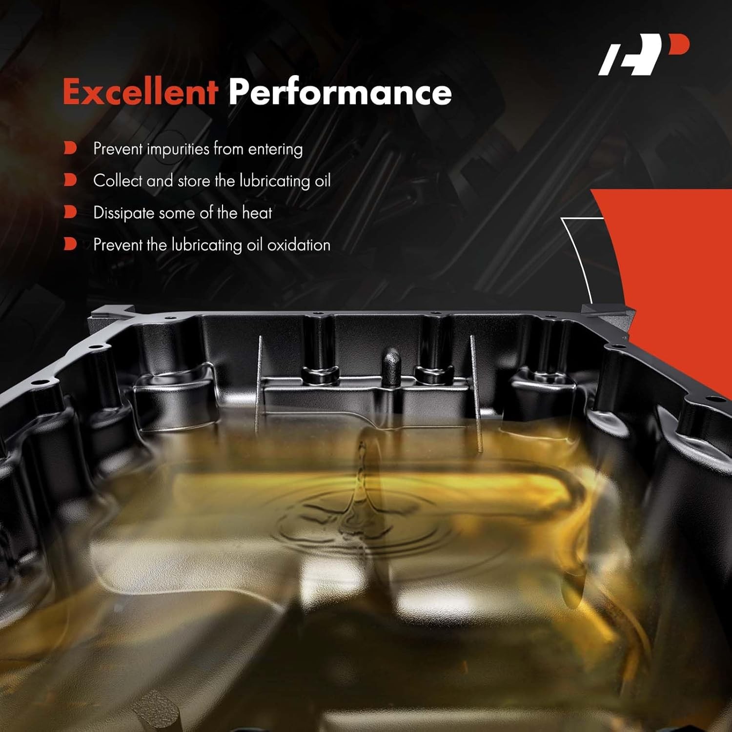 A-Premium Engine Oil Pan Sump with Drain Plug Compatible Mitsubishi...