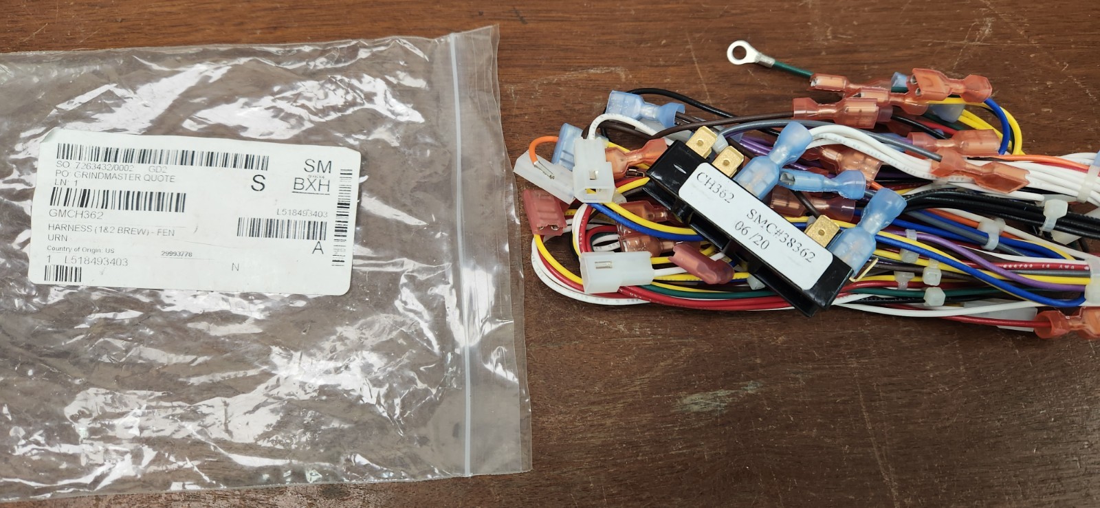 Crathco CH362 Wire Harness  1 & 2 Brew FE-N Urns GMCH362