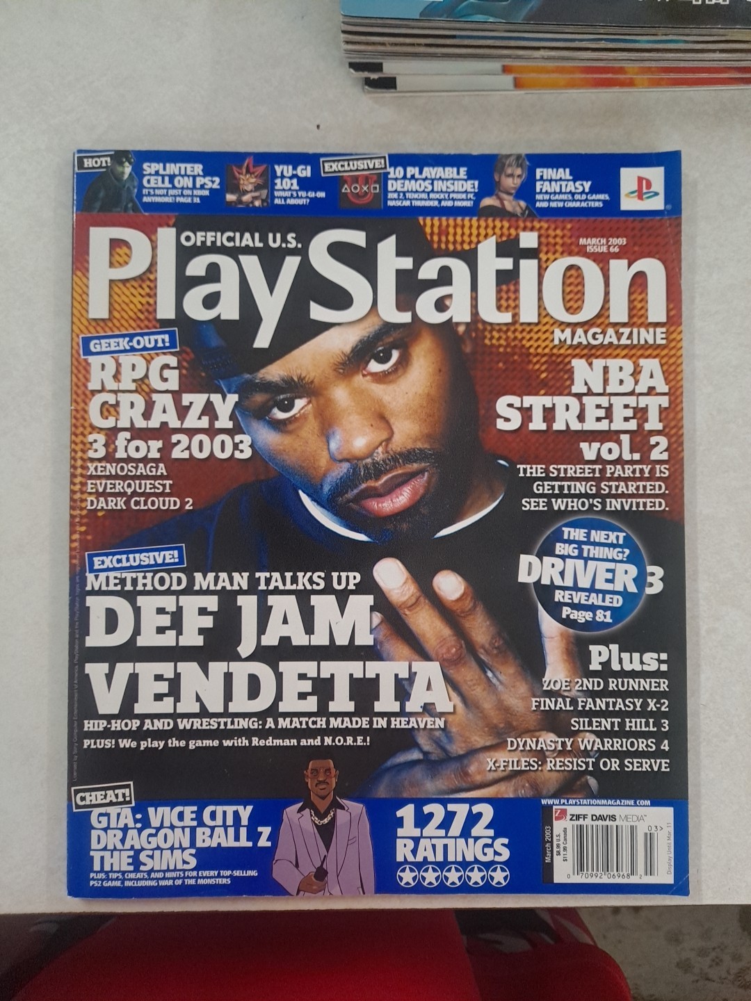 Official PlayStation Magazine Mar 2003 #66 Def Jam Vendetta
