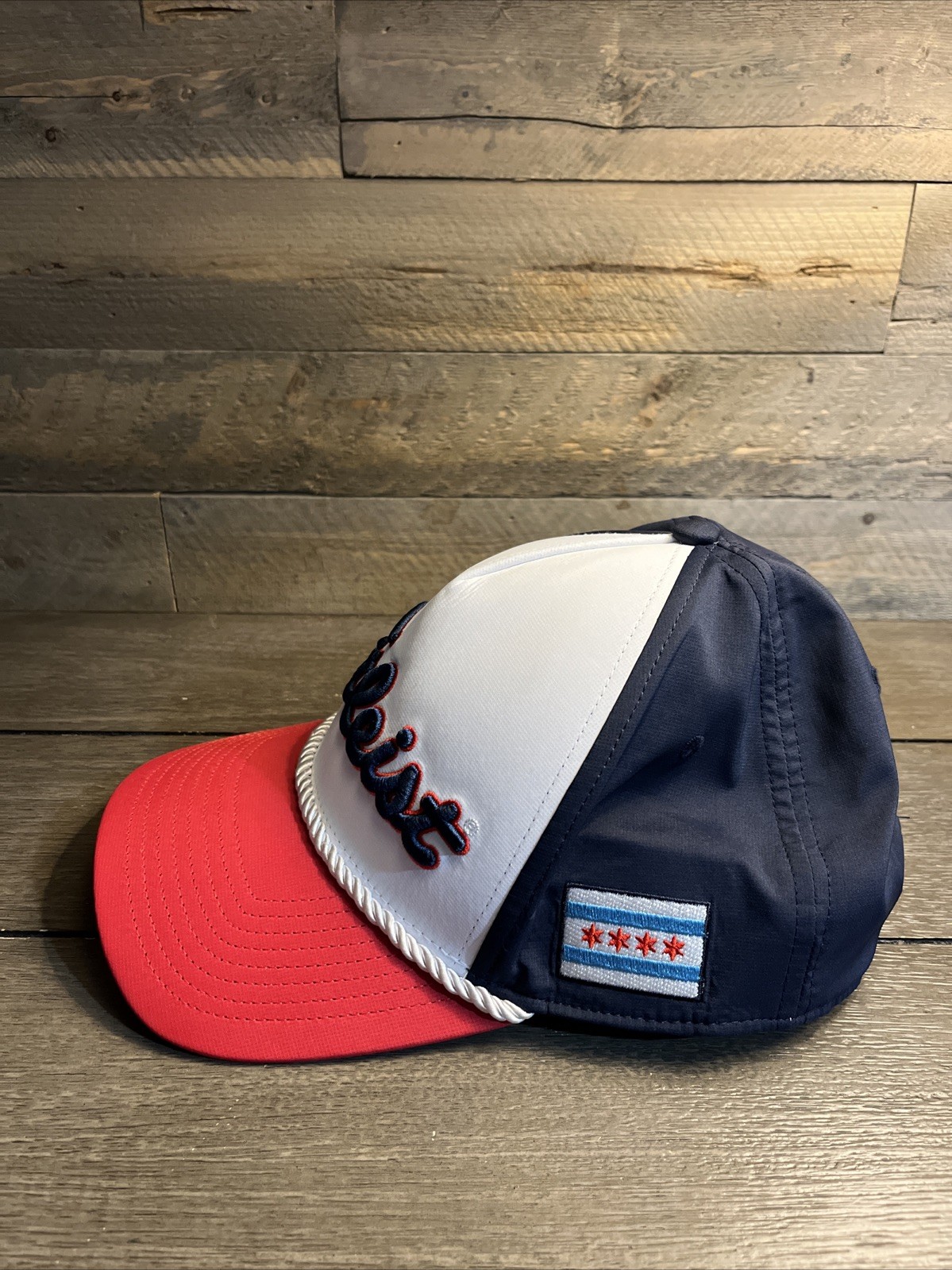 Titleist Rope Hat Cap Snapback Chicago Flag Golf