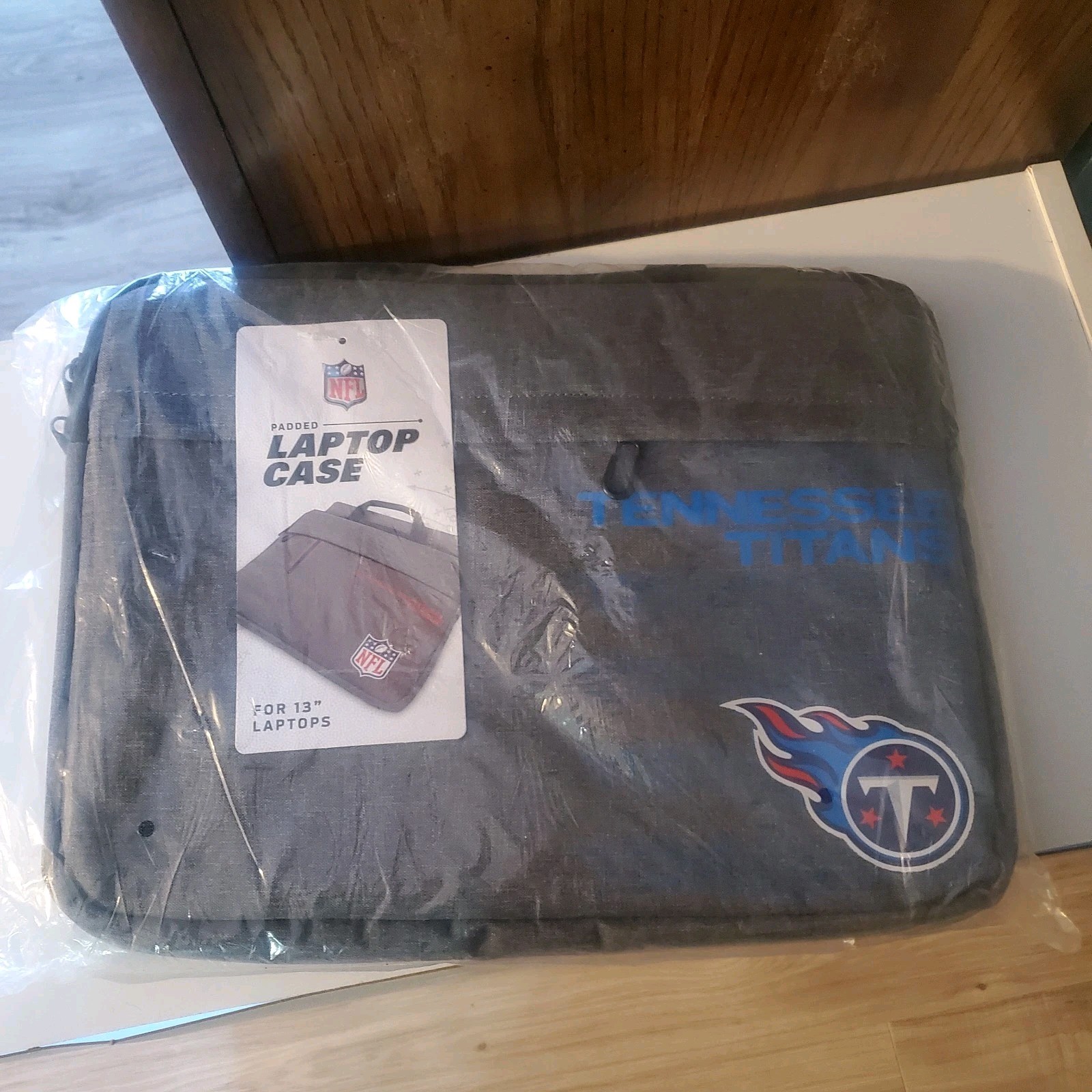 NFL Tennessee Titans Padded Gray Sleeve Case for 13" Laptop