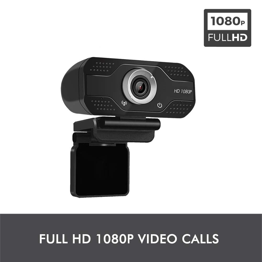 Webcam with Microphone,1080p HD Webcam Streaming Computer Web Camera USB Cable