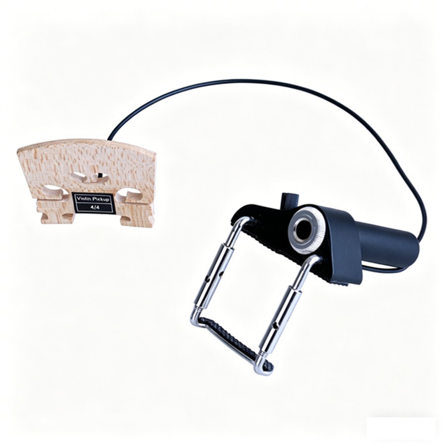Violin Bridge Piezoelectric Pickup 4/4 Full-size Pickup With Volume Adjustment
