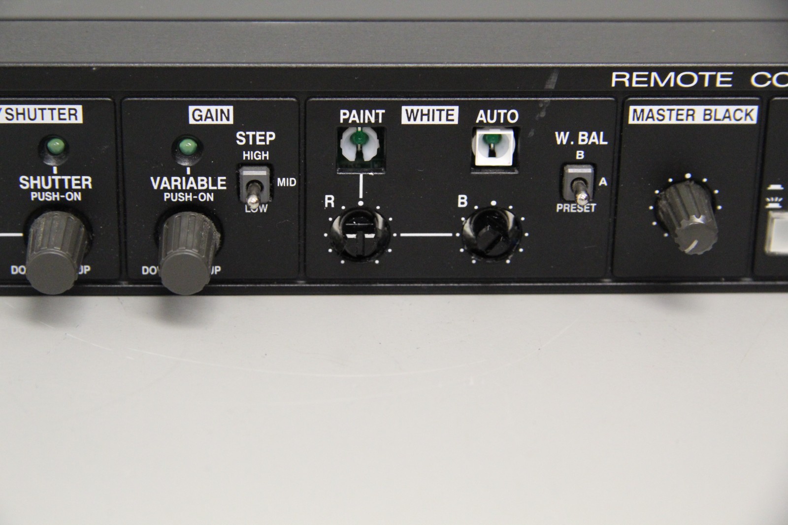 JVC RM-HP790DU Camera Remote Control Unit Rack Mount Missing Knobs/Buttons