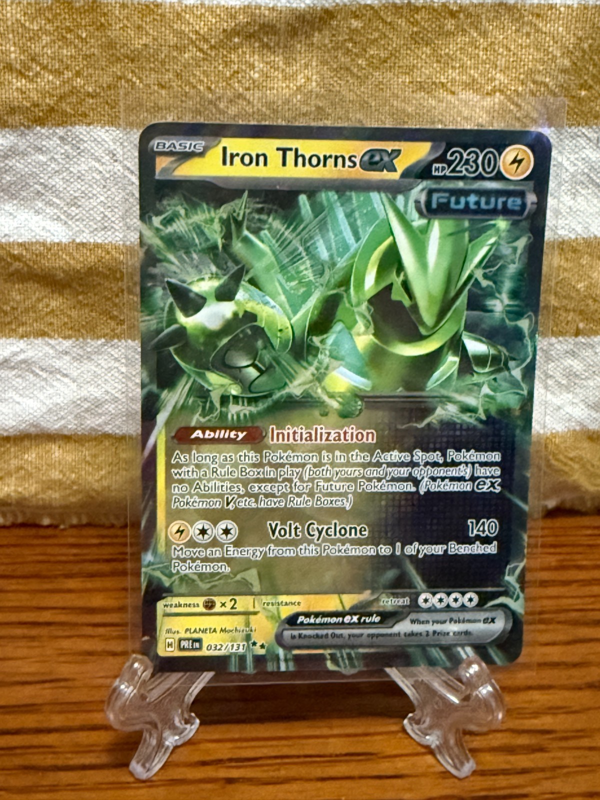 Iron Thorns ex 032/131 Pokemon TCG S&V Prismatic Evolution Double Rare NM