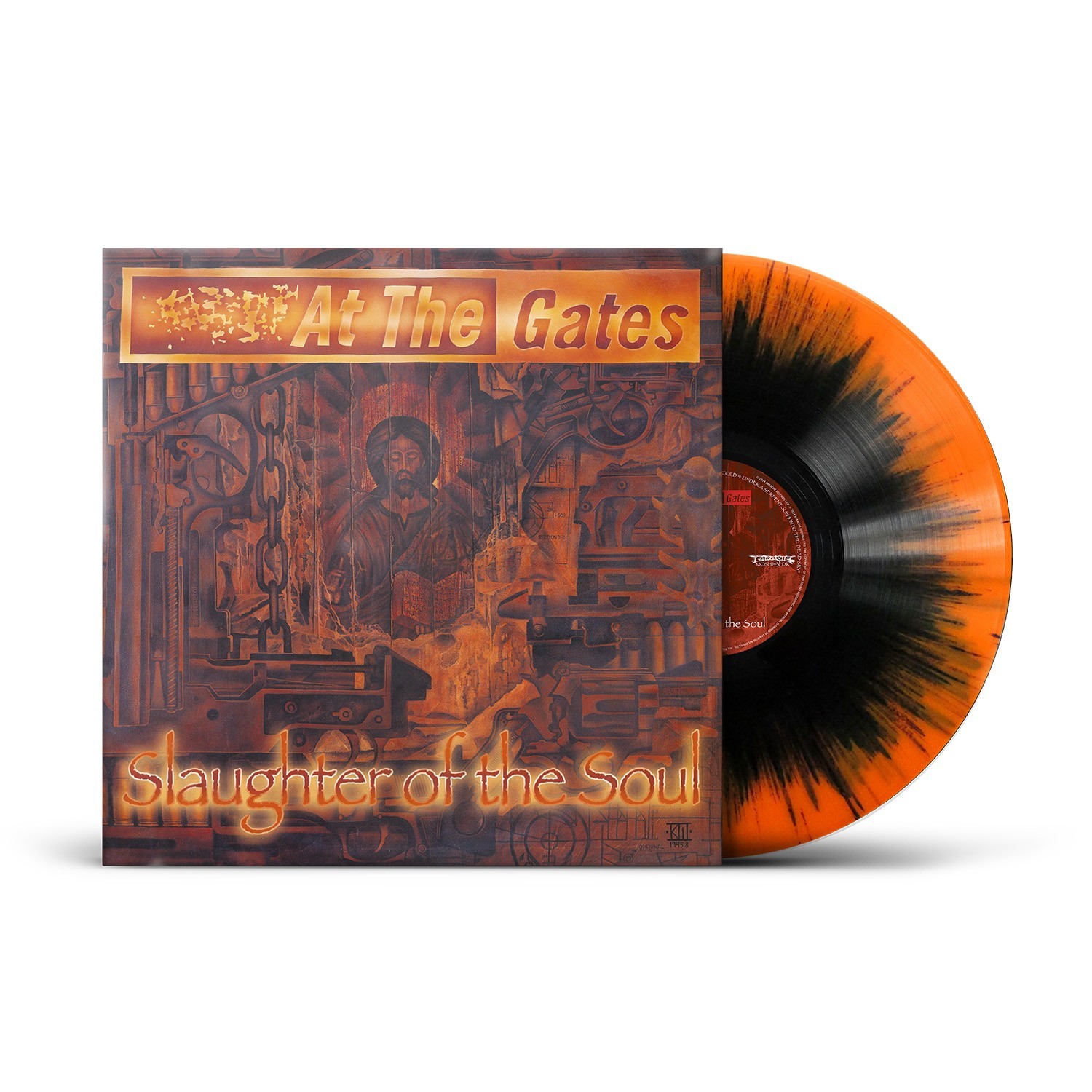 At The Gates 'Slaughter Of The Soul' Orange / Black Splatter Vinyl - NEW