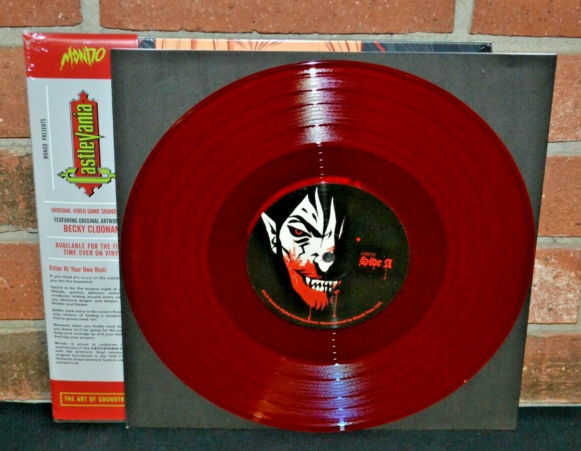 CASTLEVANIA - Game Soundtrack, Limited RED COLORED VINYL 10" Gatefold + OBI NEW!