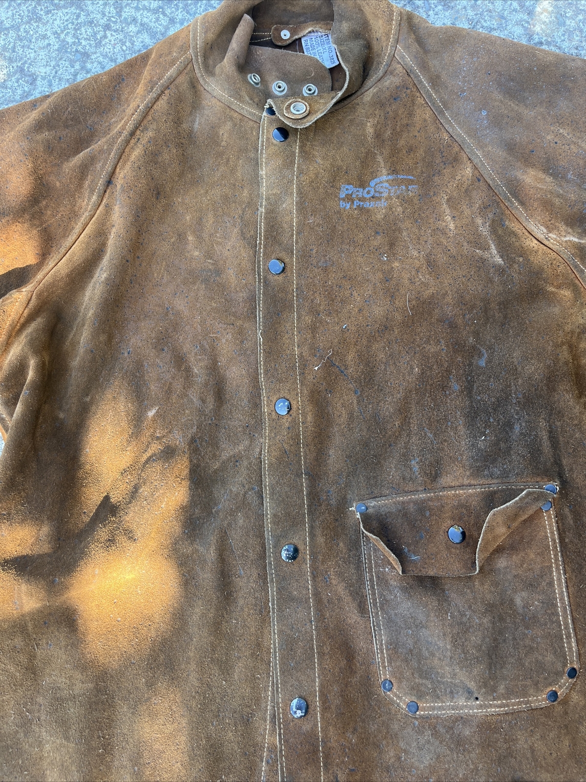 prosafe leather welding jacket xl