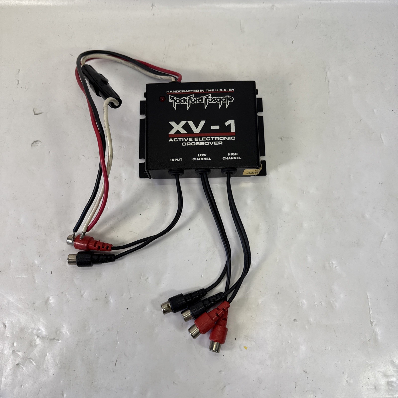 Rockford Fosgate XV-1                  Old School 2-Way Active Crossover TESTED