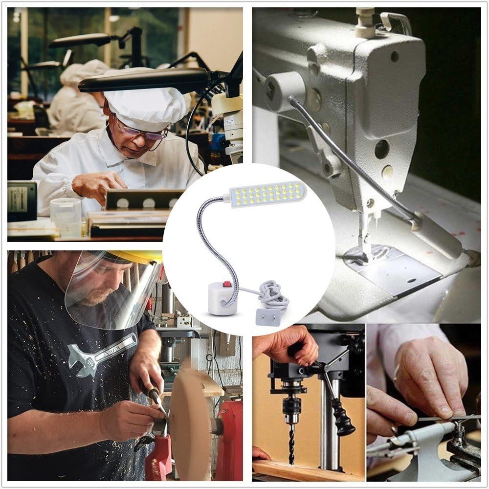 Energy-Efficient 36 LED Craft Light with Strong Magnetic Mount for Versatile Use