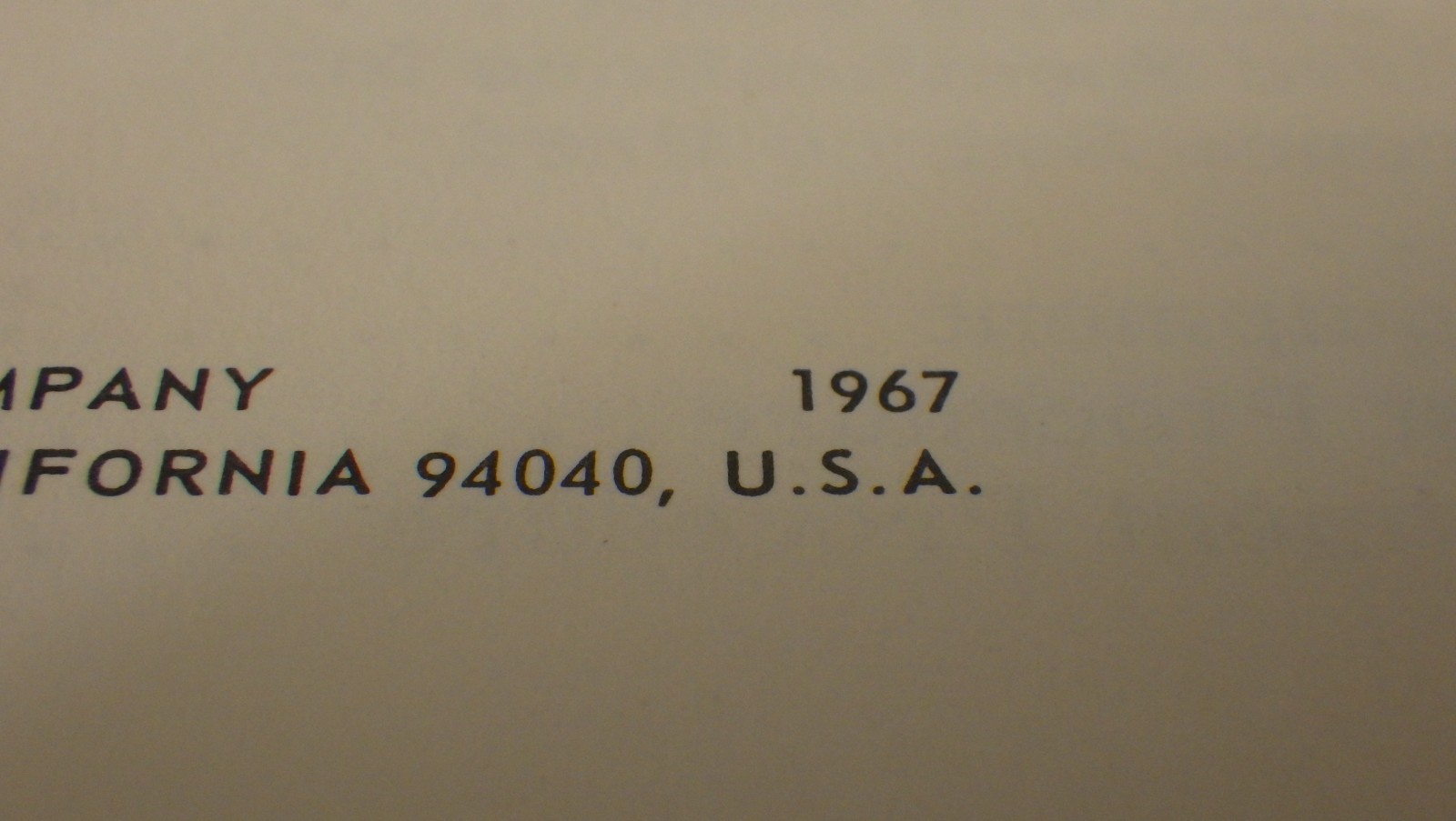 Hewlett Packard 8708A Synchronizer Operating Manual 1967