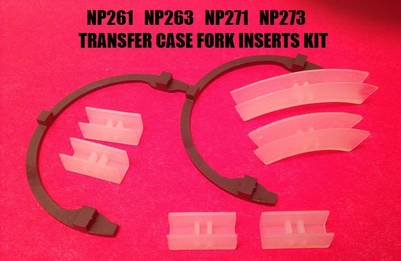 GM Dodge Ford NP261 New Process Transfer Case Fork Inserts Kit INSK-261