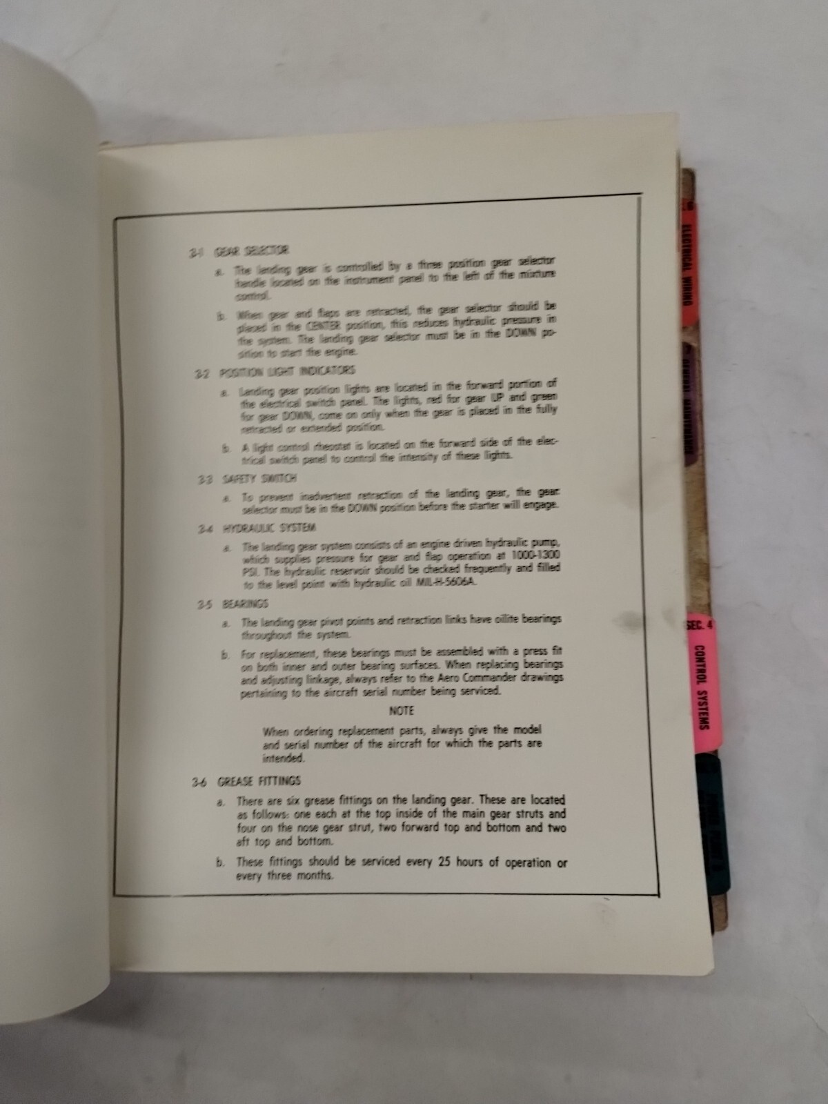 Aero Commander 1966 Model 200D Overhaul & Service Manual-Original