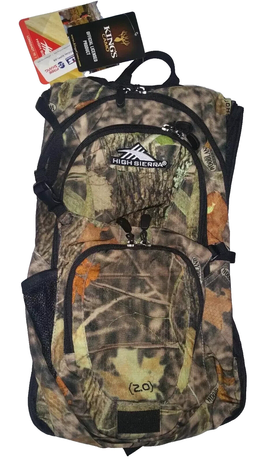 High Sierra Longshot 70 Hydration Pack 2.0 King's Camo NEW! Hiking Outdoor