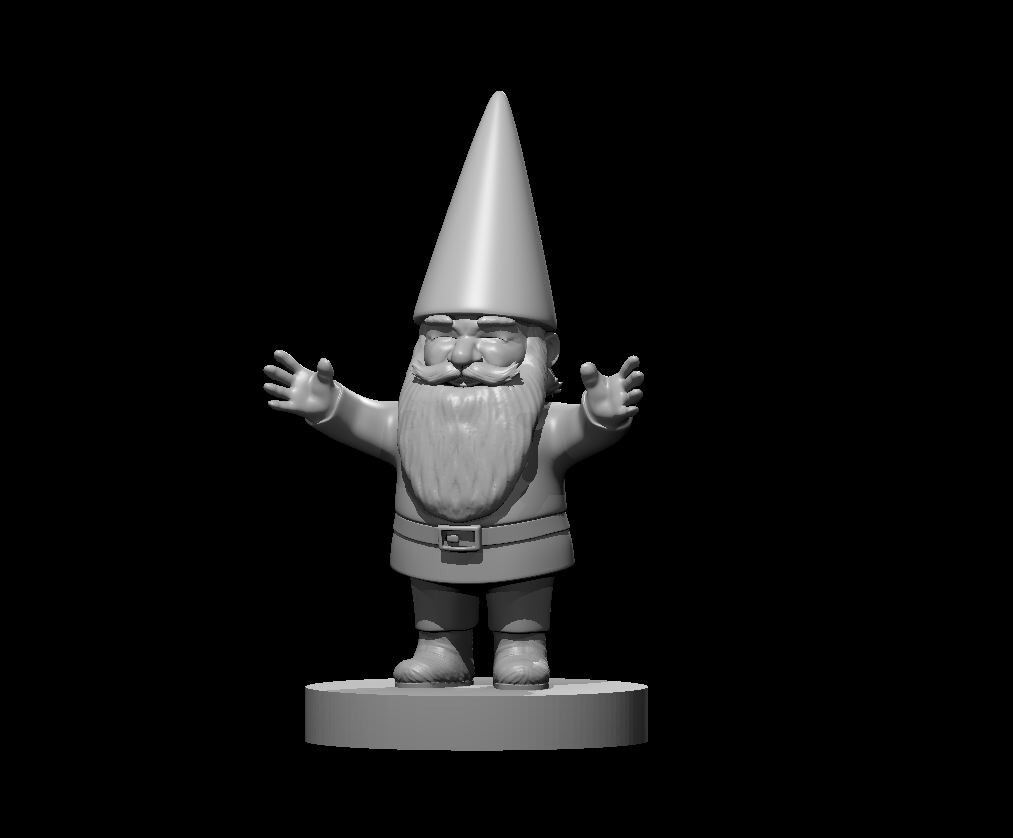 Garden Gnome Monster Manual 28mm Scale DND D&D Tabletop Mini
