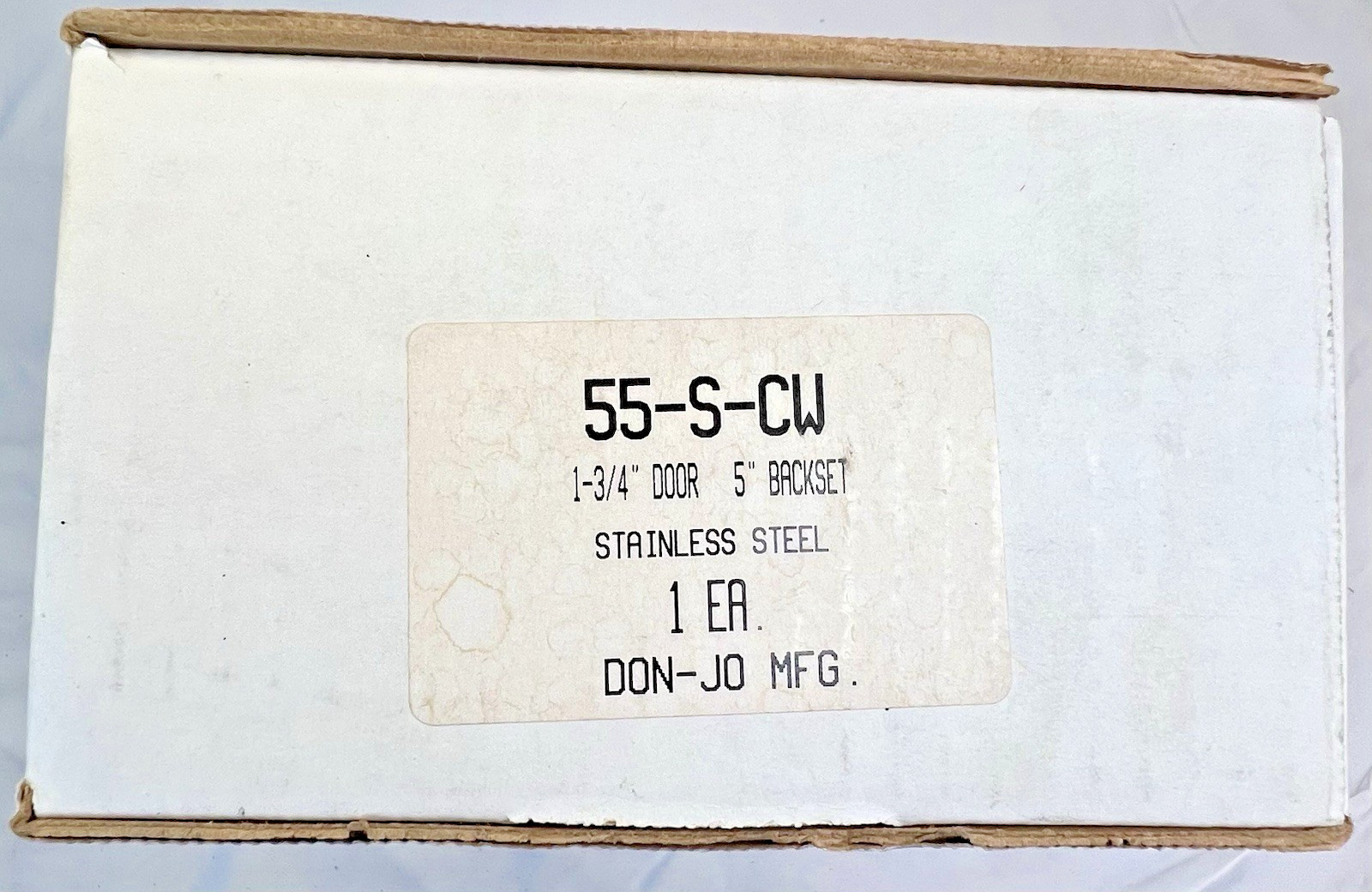 DON-JO  Wrap-Around  55-S-CW Stainless Steel For 5" Backset With 2-1/8" Dia.