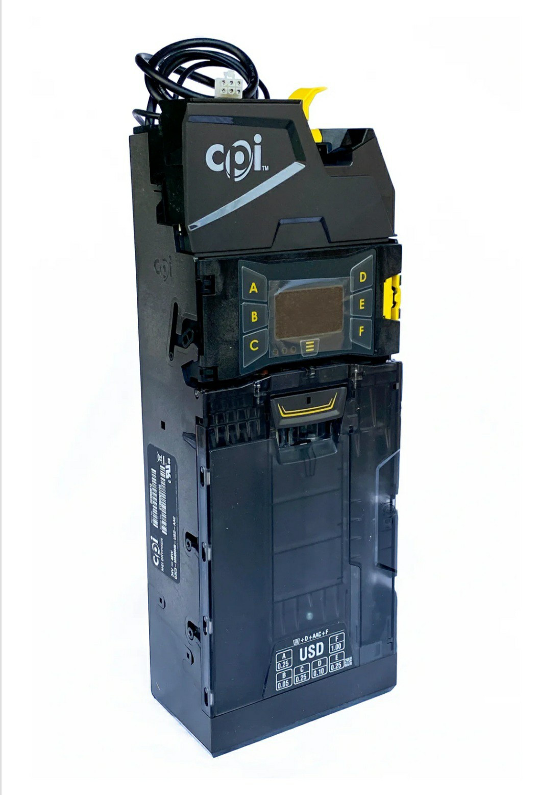 MEI CPI GRYPHON 6 TUBE Coin acceptor Model: G3C3-MN00NB   mech mechanism change