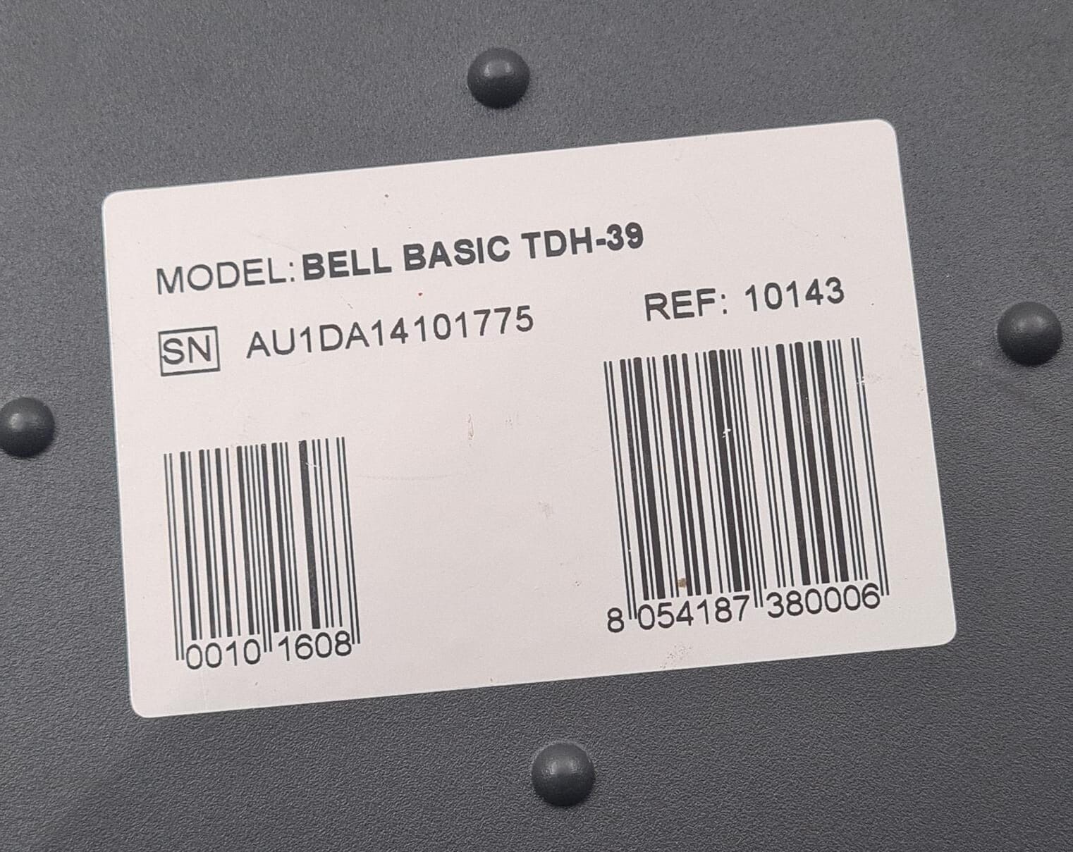 Inventis BELL BASIC Screening Audiometer TDH-39 REF 10143 **AS-IS**