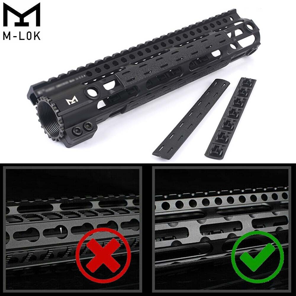 Rail Panel Cover for M-lok/ KEYMOD Protection System Covers Snap-in Panel Strip