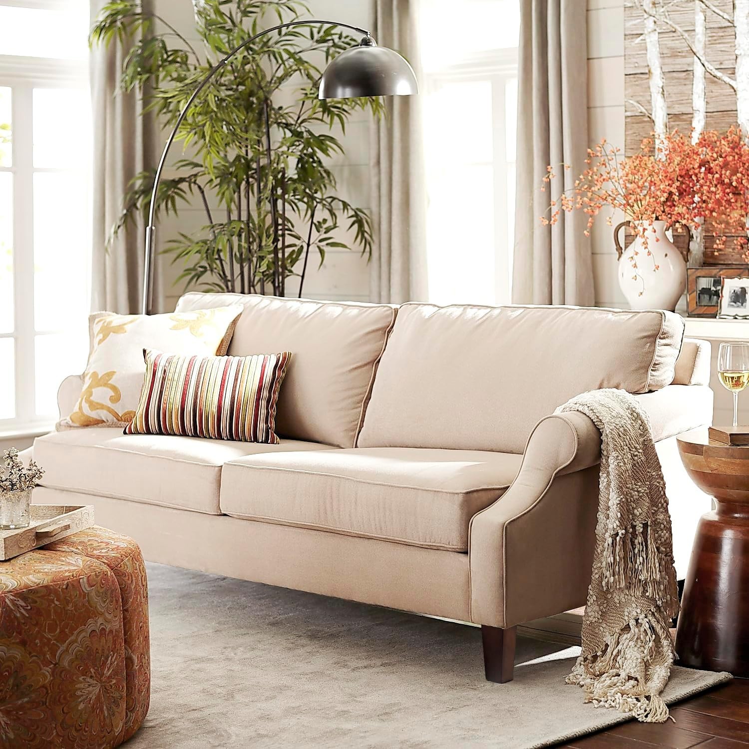 6 inch Furniture Legs Set of 6 Couch Legs Mid-Century Modern Replacement Sofa...