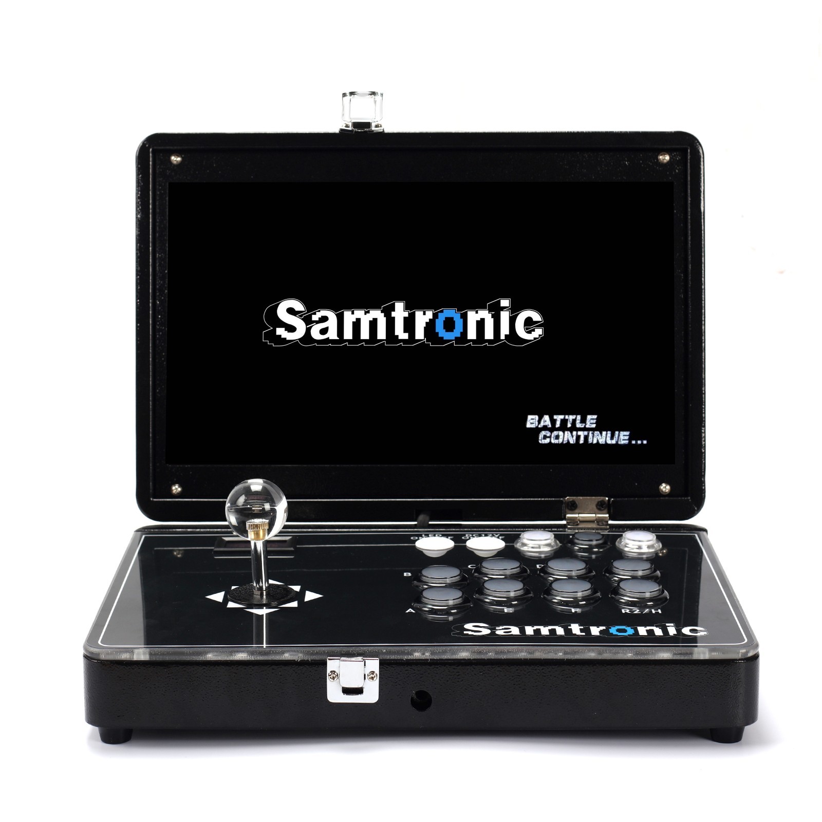 Samtronic 14-inch upgraded deluxe arcade machine with 5018 built-in games  black