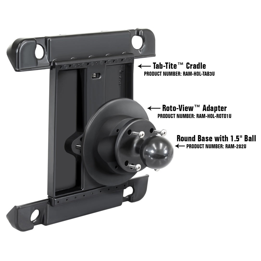 RAM-HOL-ROTO1U RAM Roto-View Adapter Plate...