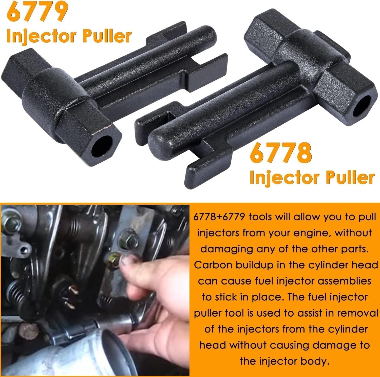 Durable Injector Removal Tools for GM 6.6L Duramax - Easy Maintenance Solution