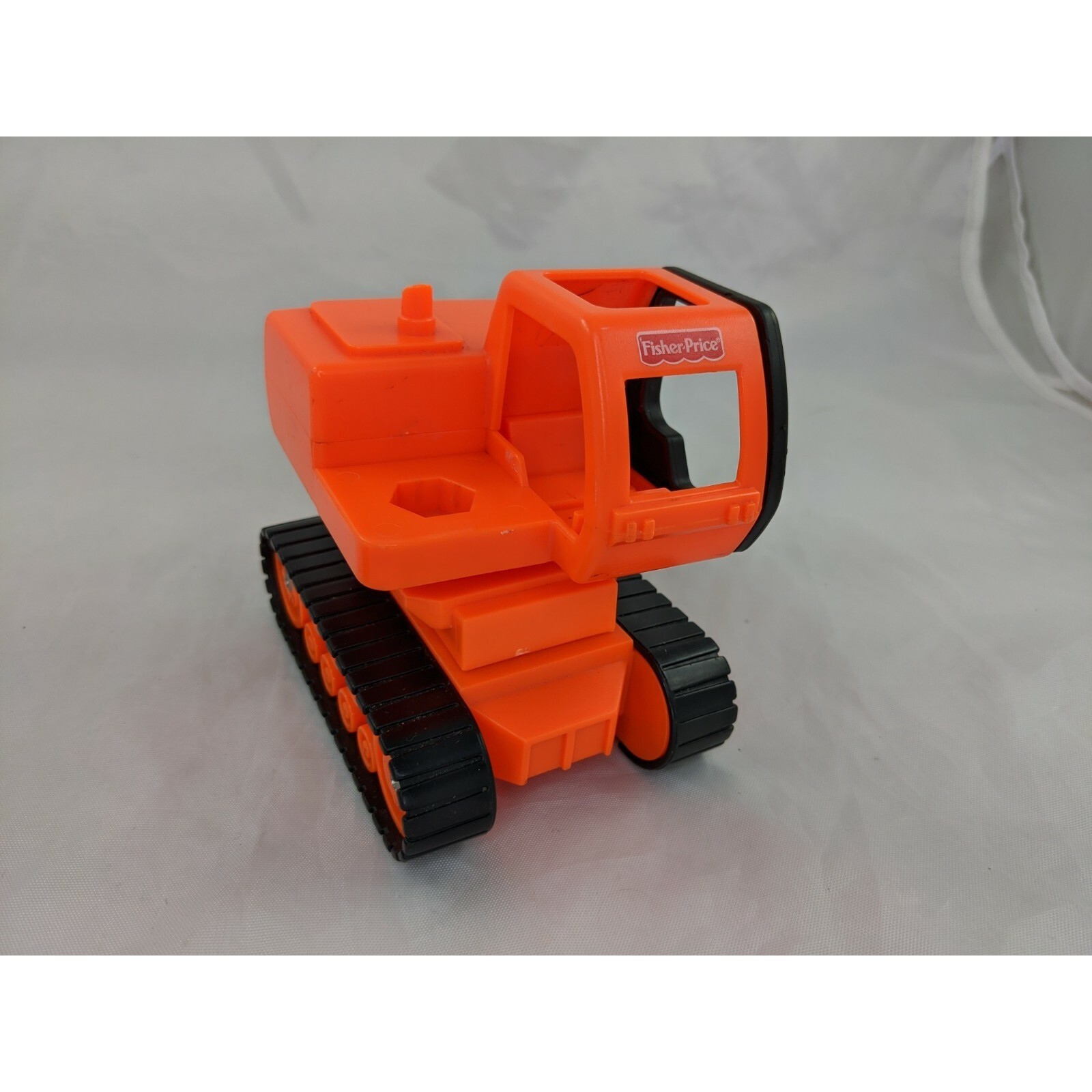 Fisher Price Trio Construction Vehicle 4.25 Inch Orange 2001