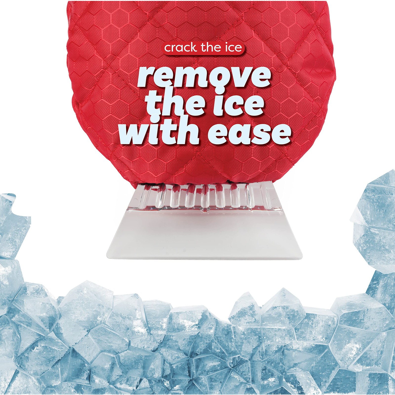 Ice Scraper with Glove Windshield Tool for Fast Ice & Snow Removal
