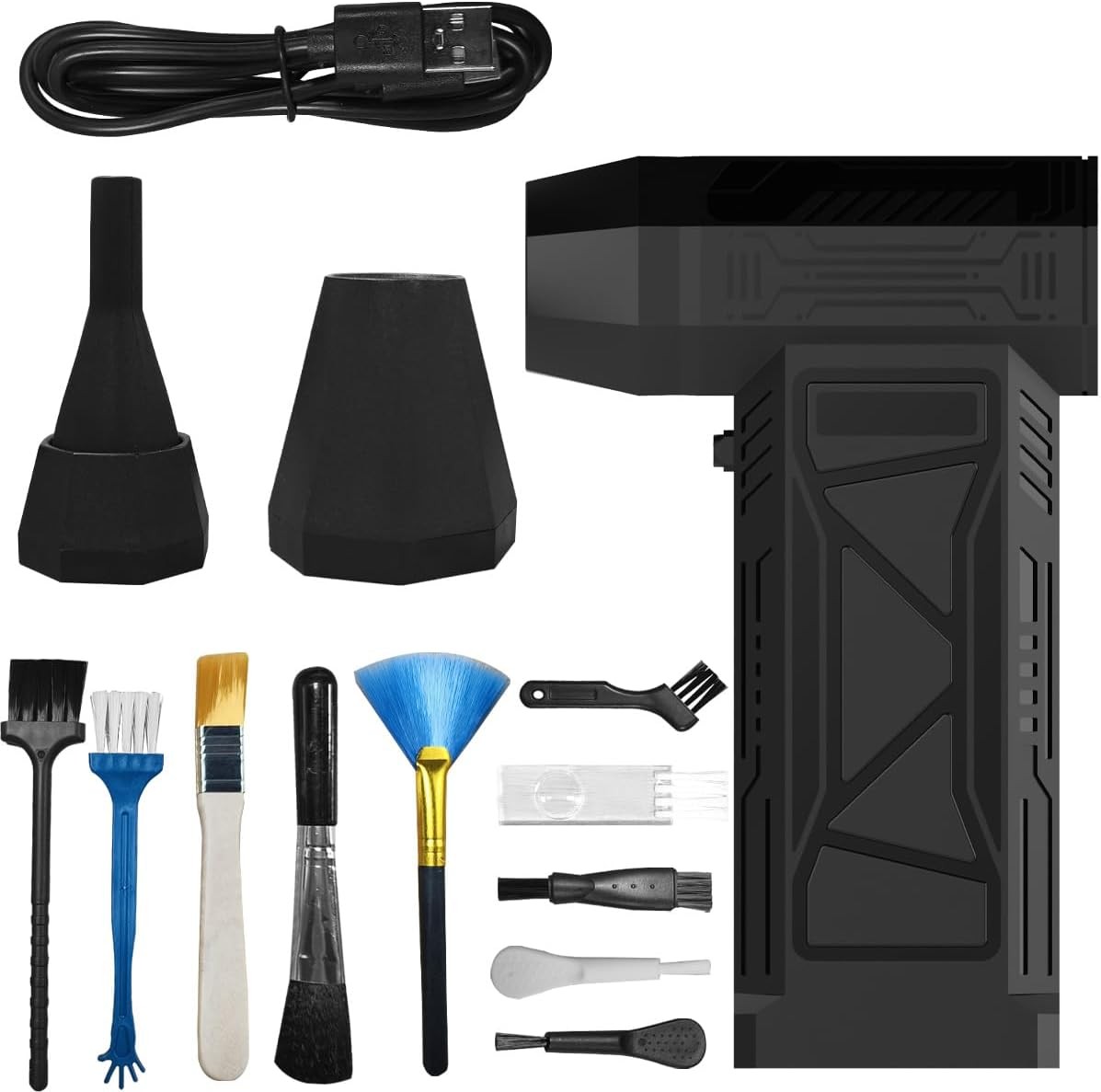 Electric Air Duster 150000RPM Super Power 3-Gear Electric Air Duster For PC Home