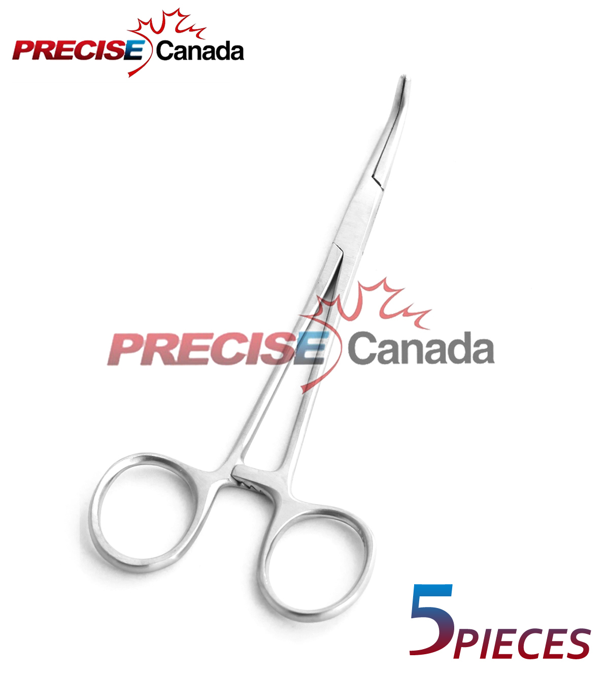 Set Of 5 Mixter Forceps 7" Surgical Medical Veterinary Instruments
