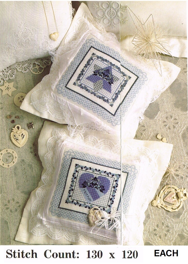 HEART & STAR  CROSS STITCH  PATTERN ONLY -   3AN