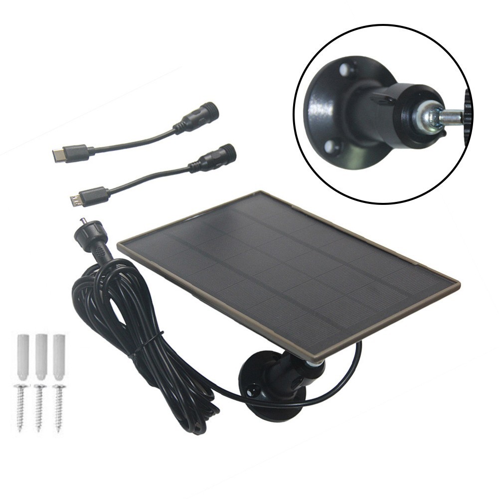 For Outdoor Solar Charging System for Trail Camera Includes All Adapters
