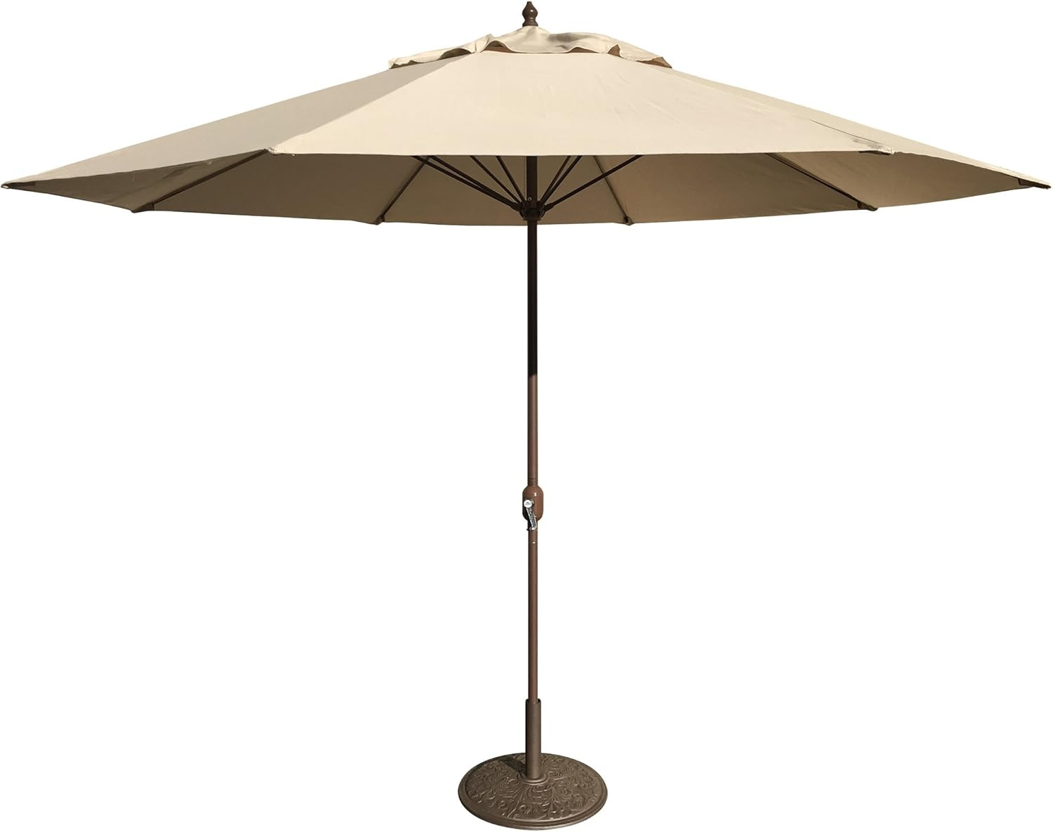 11' Umbrella with Premium Beige Olefin Cover (Base Not Included)