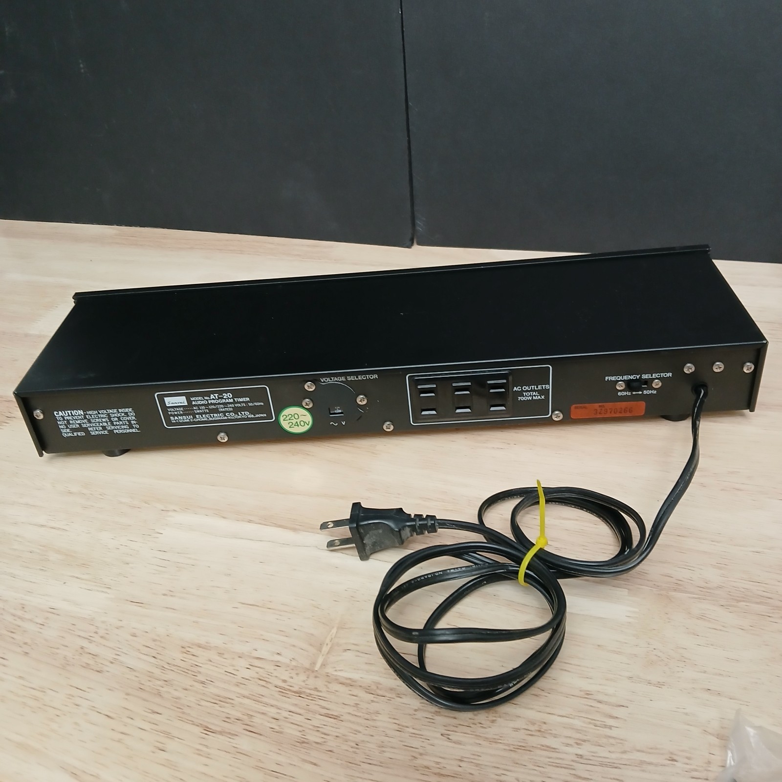 Vintage Sansui AT-20 Audio Program Timer in Original Box - NICE!