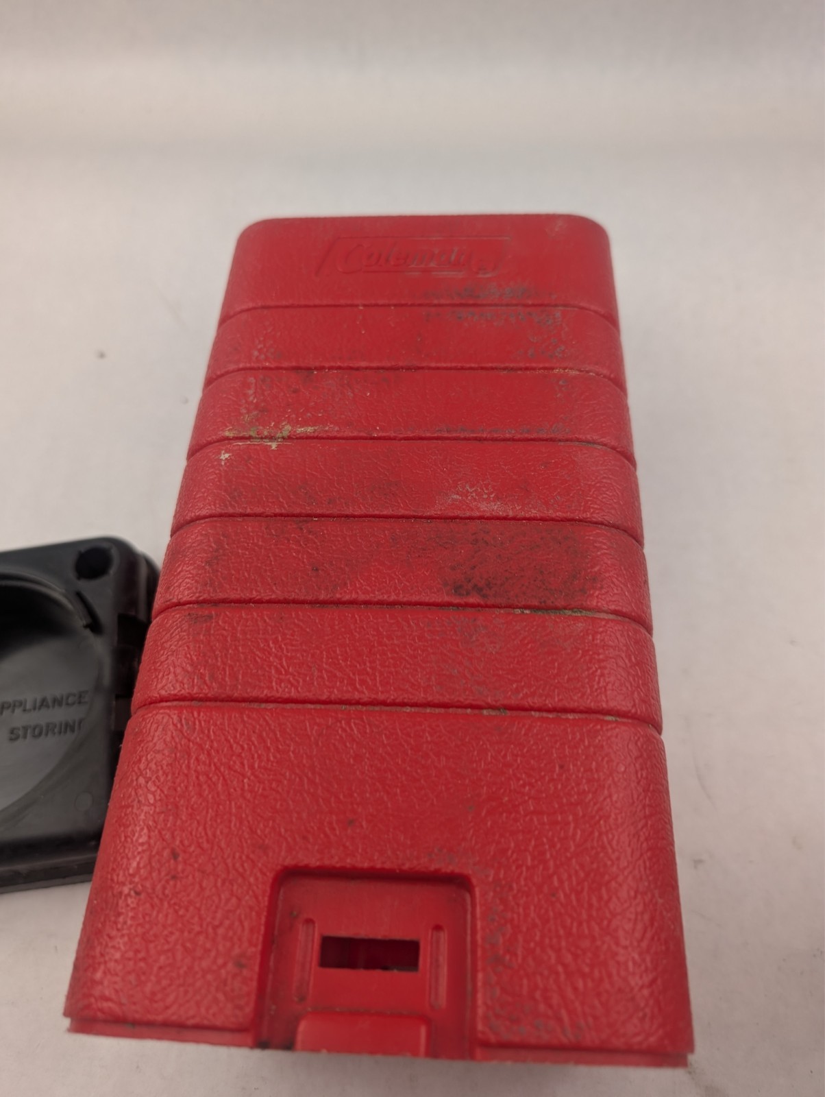 Vintage Coleman Lantern 222A Peak Back Pack Style with Hard Case Made Canada