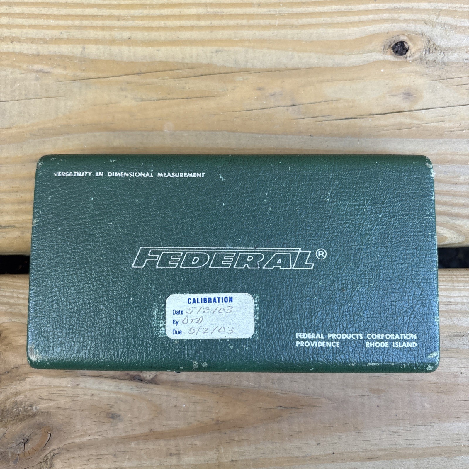 Federal 200P-1 Indicating Micrometer with Case