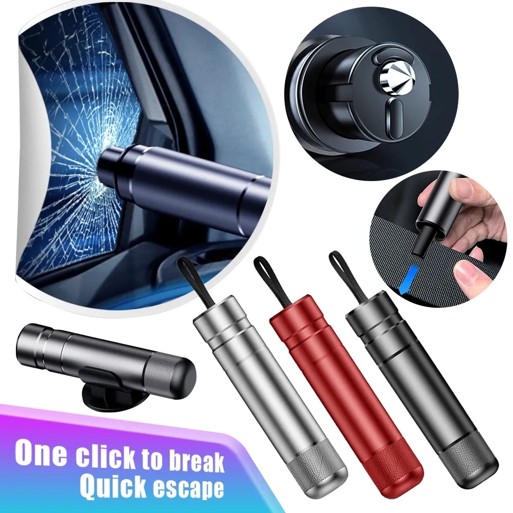 Car Safety Hammer Window Glass Breaker Seat Belt Emergency Escape Cutter Tool