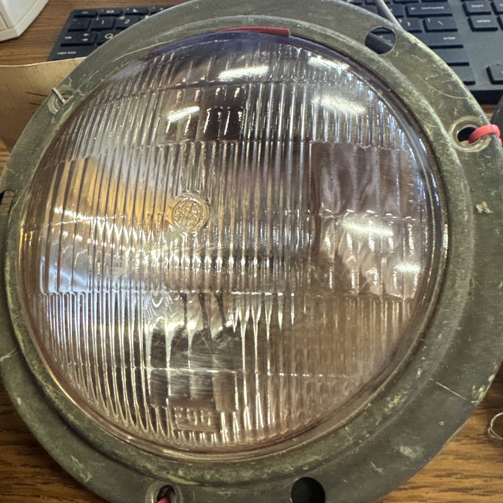 3pcs Vintage Aircraft Wing Light Assembly Bin 47