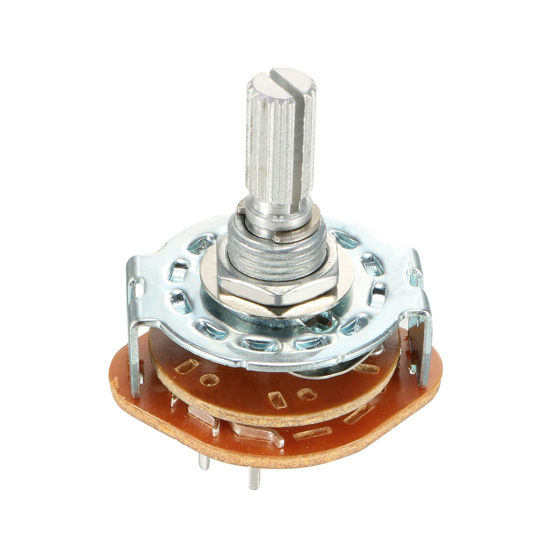 5pcs 2P4T 2 Pole 4 Position Selectable Single Deck Band Channel Rotary Switch