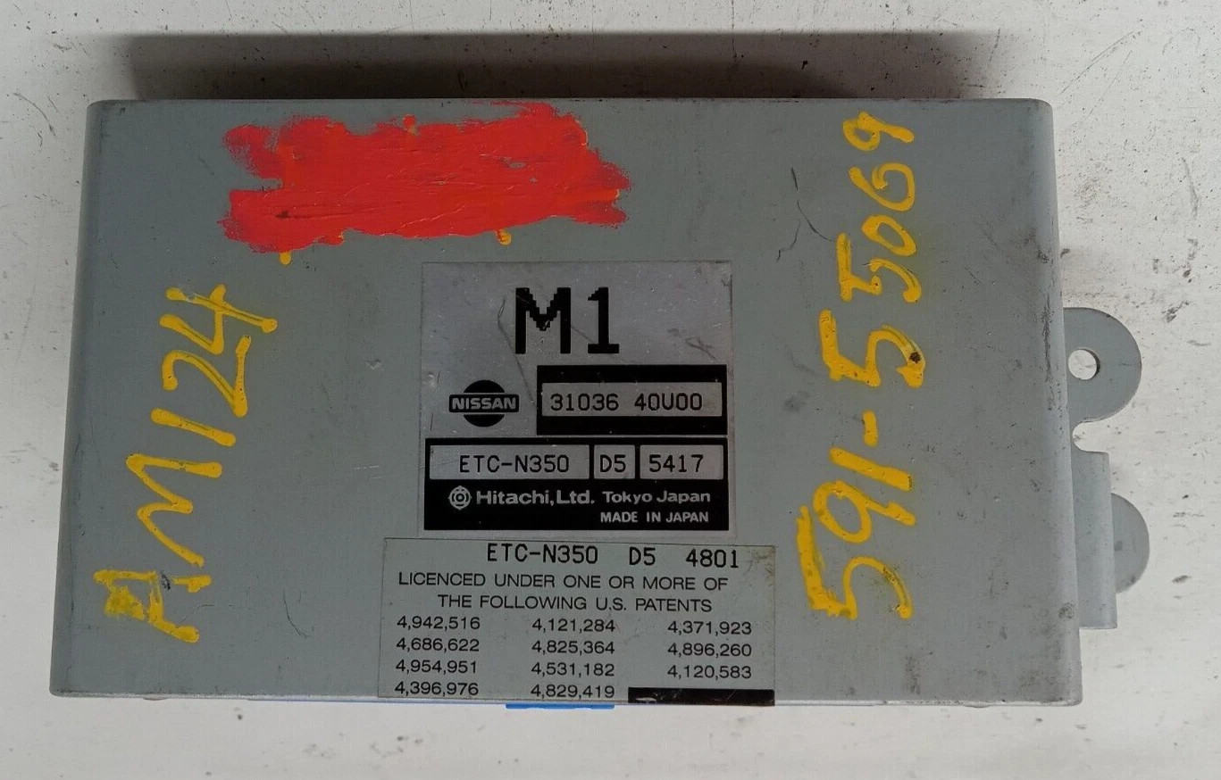1995 - 1996 NISSAN MAXIMA TRANSMISSION CONTROL MODULE UNIT TCM OEM, 591-55069