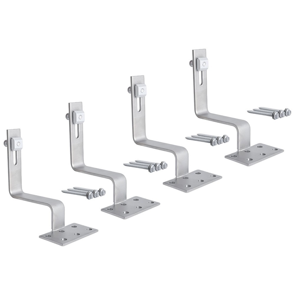 Weather Resistant For Solar Panel Roof Mounting Brackets for Durability