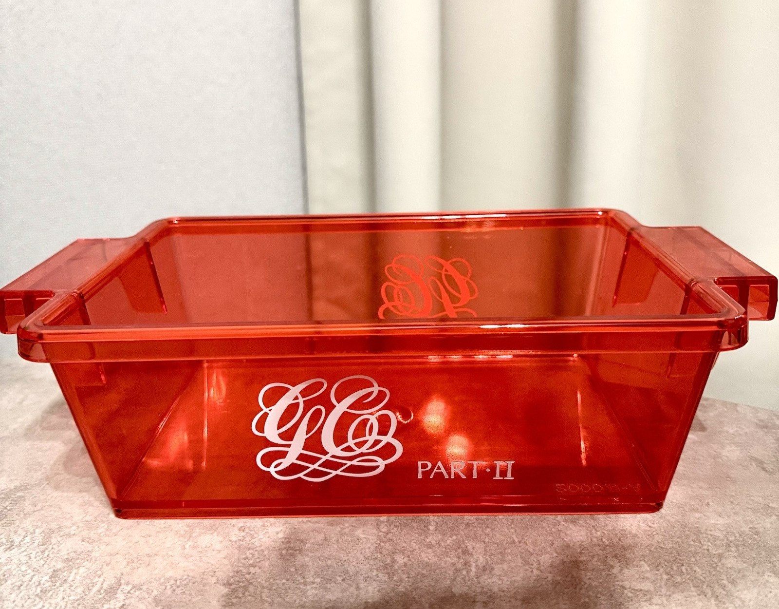 vintage Set of 2 Japan Pachinko Slot Payout Box Case Tray Red Orange Rare