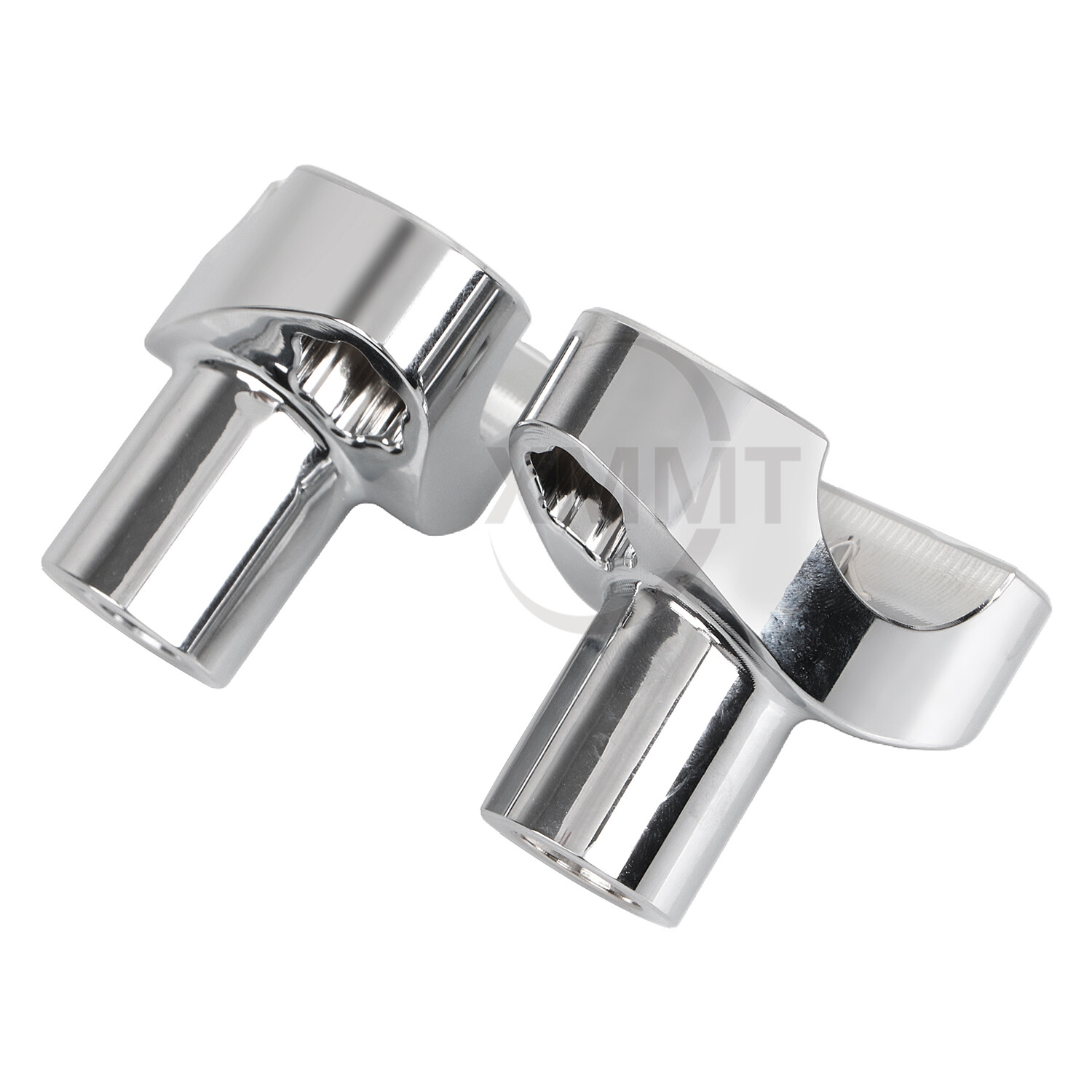 2" Tall Handlebar Risers Bottom For Harley Dyna Fat Boy Softail Road King Glide