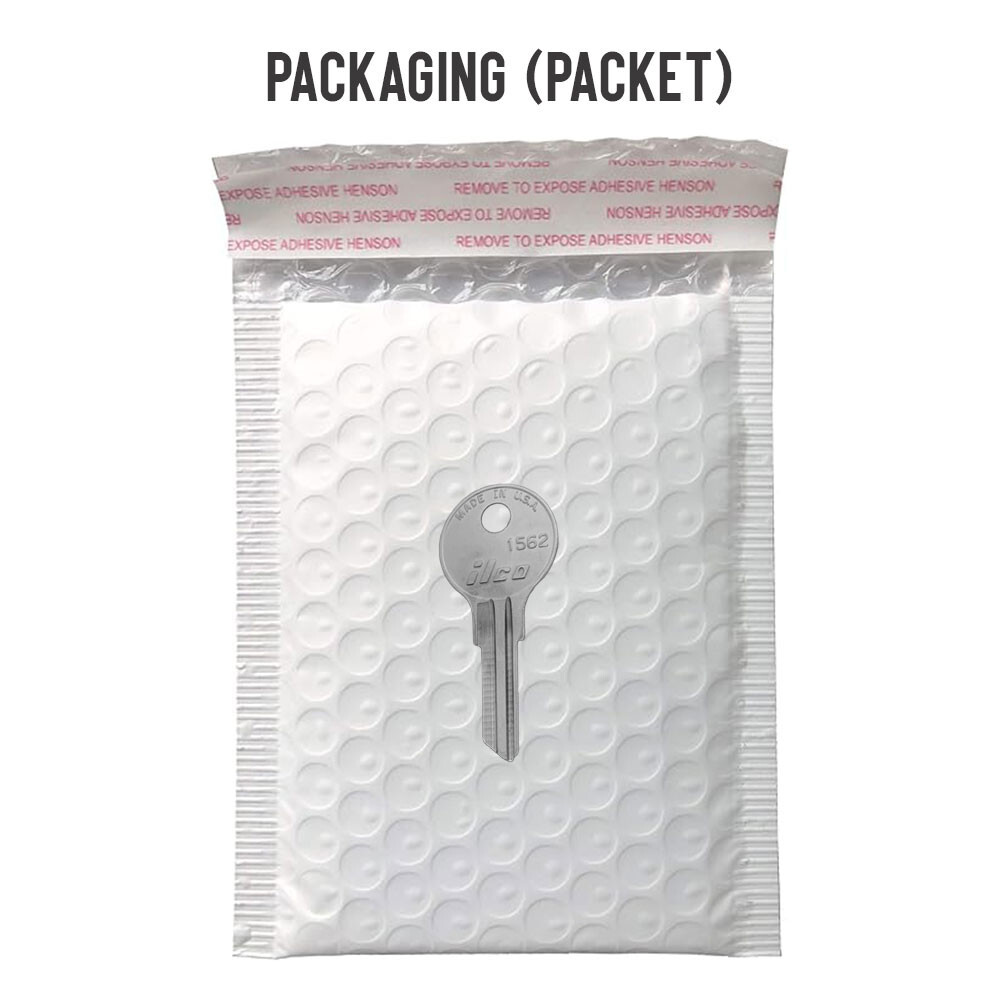 1562 Key Blank – Nickel