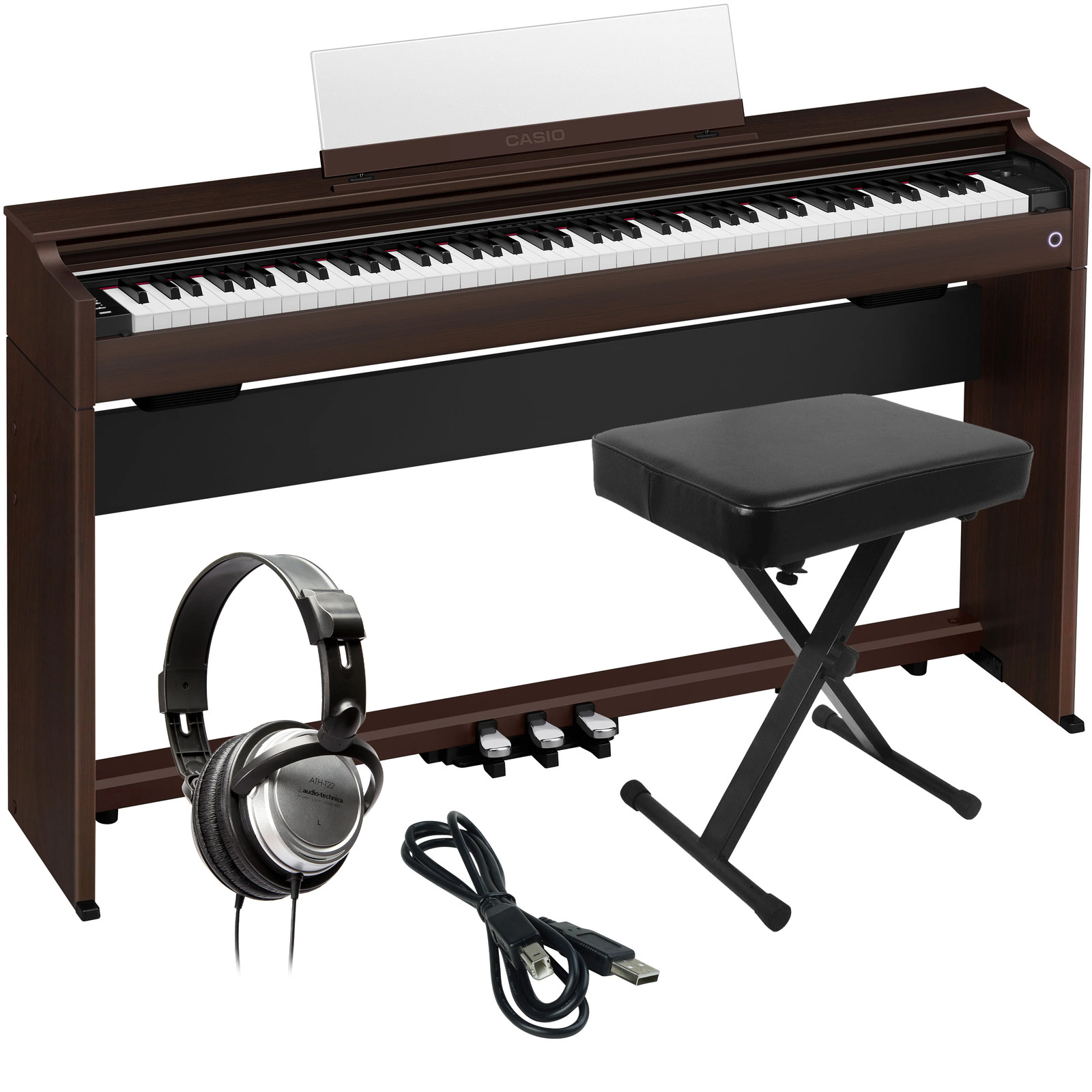 Casio Celviano AP-S200 Digital Piano - Rosewood COMPLETE HOME BUNDLE