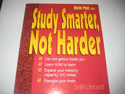 Study Smarter, Not Harder (Sel - VERY GOOD