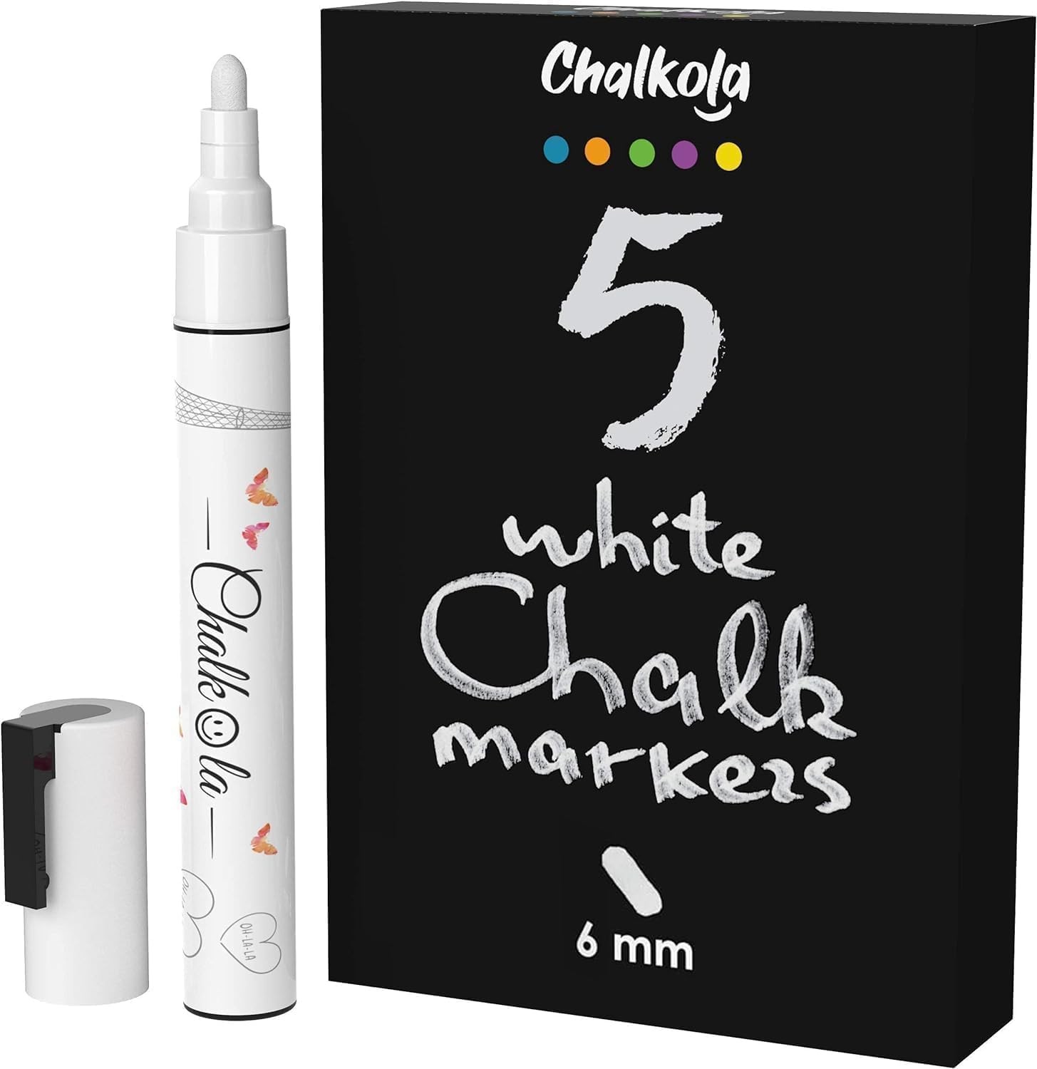 White Chalk Markers for Blaboard, Chalkboard Sign, Window,