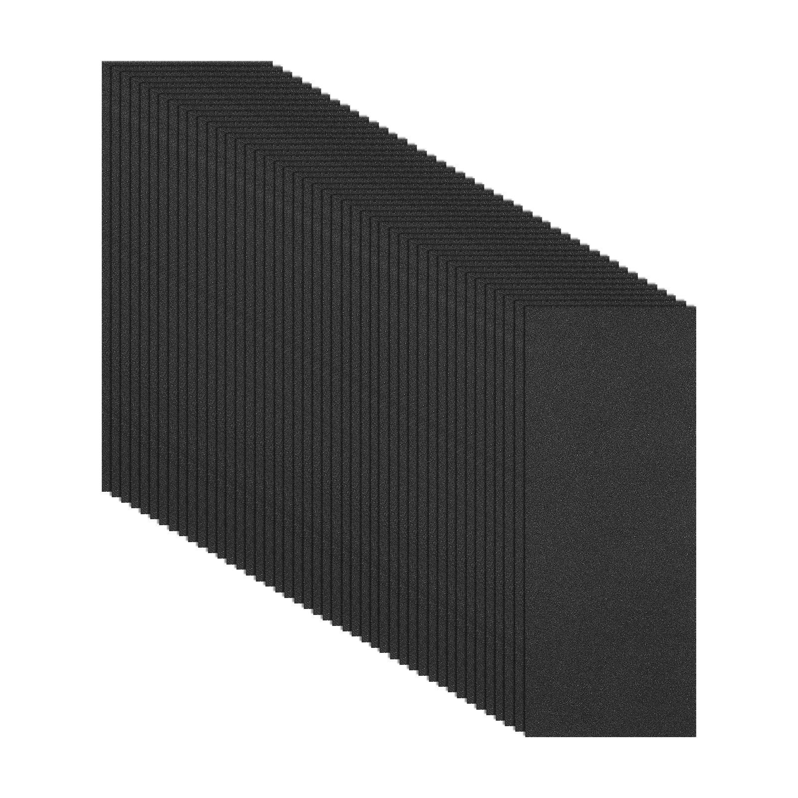 45 Pack 3.6" x 9" Sandpaper, 120 Grit Sand Paper for Wood Furniture